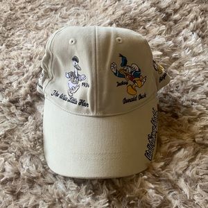Authentic Y-2k Disney Strap back Donald Duck Through the Years Hat